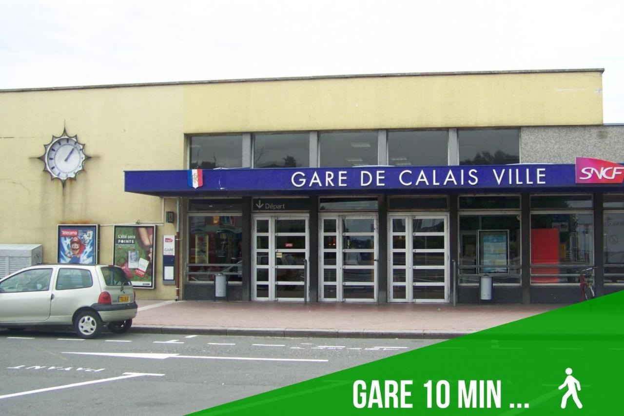 Joli Petit T2 Terrasse Proche Du Phare Appartement Calais Buitenkant foto