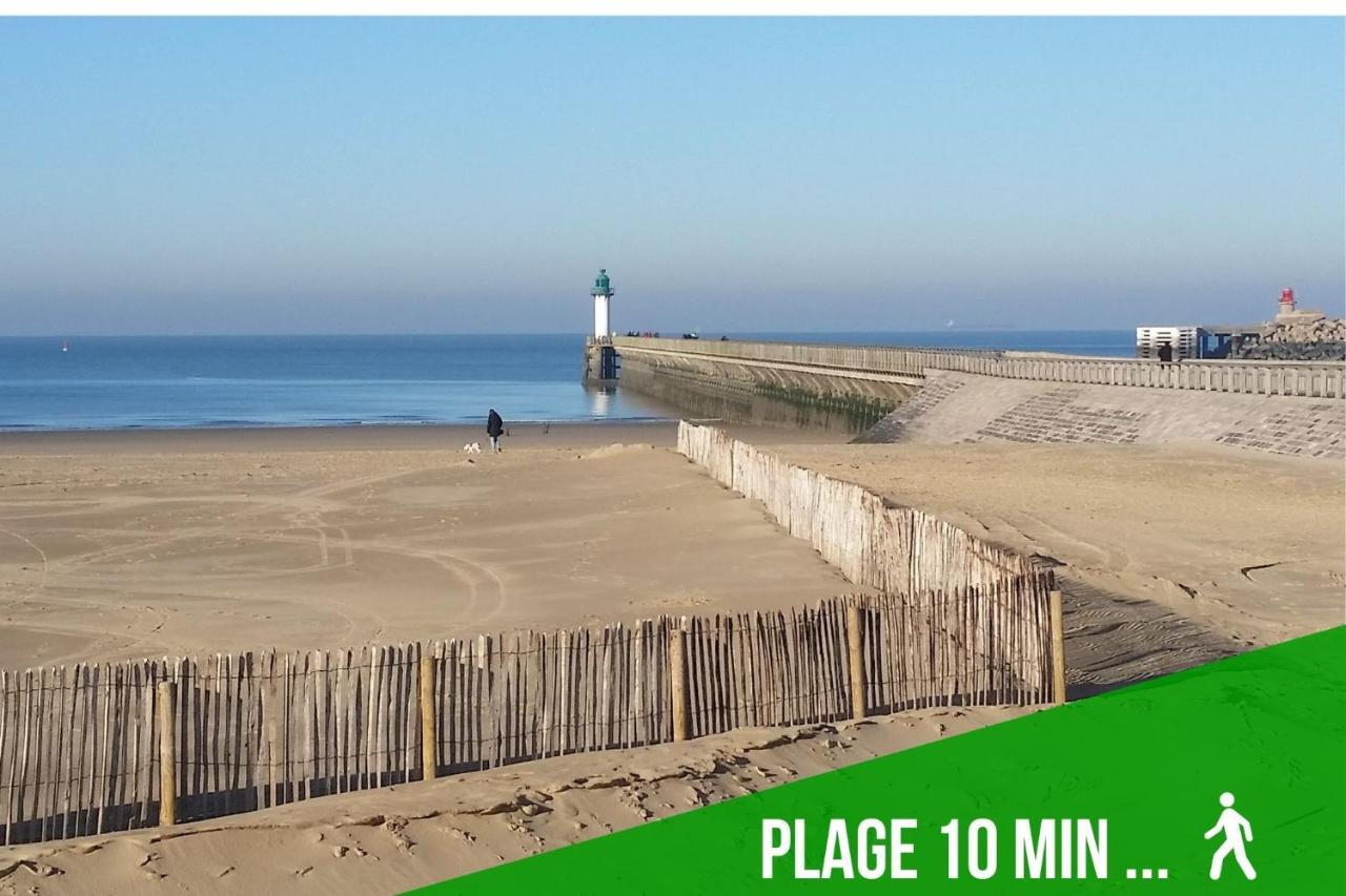 Joli Petit T2 Terrasse Proche Du Phare Appartement Calais Buitenkant foto